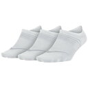ナイキ NIKE パフォーマンス 靴下 白色 ホワイト 灰色 グレー 【 NIKE 3 PK PERFORMANCE LIGHTWEIGHT SOCKS WHITE WOLF GREY 】 インナー 下着 ナイトウエア レディース 下 レッグ