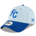 ニューエラ NEW ERA 青 ブルー カンザス シティ ロイヤルズ FATHER'S 【 BLUE NEW ERA LIGHT KANSAS CITY ROYALS 2018 DAY 9FORTY ADJUSTABLE HAT RYL 】 バッグ キャップ 帽子 メンズキャップ 帽子