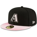 ニューエラ NEW ERA アリゾナ ダイヤモンドバックス 黒 ブラック MOTHER'S 【 BLACK NEW ERA ARIZONA DIAMONDBACKS 2019 DAY ONFIELD 59FIFTY FITTED HAT PINK DBK 】 バッグ キャップ 帽子 メンズキャップ 帽子