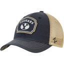 UNBRANDED ゼファー 紺 ネイビー ブリガムヤング クーガーズ トラッカー スナップバック バッグ 【 NAVY SNAPBACK UNBRANDED ZEPHYR BYU COUGARS PLACARD TRUCKER ADJUSTABLE HAT 】 バッグ キャップ 帽子 メン