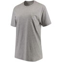 UNBRANDED ジェームズ 灰色 グレー グレイ アーカンソー レイザーバックス クラシック チーム Tシャツ グレ 【 GRAY TEAM UNBRANDED LAUREN JAMES HEATHERED OVERSIZED CLASSIC POCKET TSHIRT ARK GREY 】 レディース