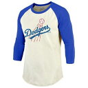 マジェスティック MAJESTIC マジェスティック ドジャース クーパーズタウン コレクション ラグラン Tシャツ ベージュ ロサンゼルス 【 MAJESTIC THREADS CREAM ROYAL COOPERSTOWN COLLECTION RAGLAN 3 4SLEEVE TS