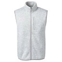 LANDS' END トレーナー フリース ベスト クラシック 灰色 グレー グレイ ヘザー LANDS' 【大きめ】 【 GRAY HEATHER END SWEATER FLEECE VEST CLASSIC 】 メンズファッション コート ジャケット