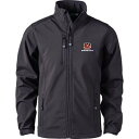 UNBRANDED 黒色 ブラック シンシナティ ベンガルズ フリース フルジップ ジャケット 【 UNBRANDED BLACK SOFTSHELL FLEECE FULLZIP JACKET BNG 】 メンズファッション コート ジャケット