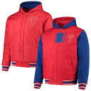 UNBRANDED 赤 レッド フィラデルフィア フィリーズ リバーシブル ジャケット メンズ 【 RED UNBRANDED JH DESIGN REVERSIBLE POLYTWILL FULLSNAP JACKET PHL 】