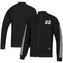 アディダス ADIDAS アディダス 黒色 ブラック スケートボード 立ブルドッグ スタジアム フルジップ トラック ジャケット ミシシッピステイト トラックジャケット 【 STATE ADIDAS BLACK STADIUM FU