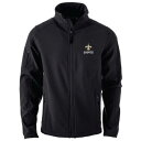 UNBRANDED 黒色 ブラック セインツ フルジップ ジャケット ニューオーリンズ 【 UNBRANDED BLACK SONOMA SOFTSHELL FULLZIP JACKET SNT 】 メンズファッション コート ジャケット