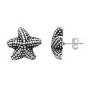 銀色 シルバー イヤリング A&M 【 SILVER STERLING STARFISH STUD EARRINGS 】