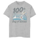 【★スーパーSALE★12/11深夜2時迄】キャラクター Tシャツ ヘザー 【 HEATHER LICENSED CHARACTER LOONEY TUNES BUGS BUNNY 100TH DAY OF SCHOOL TEE ATHLETIC 】