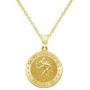 ゴールド 【 UNBRANDED 14K GOLD SAINT CHRISTOPHER PENDANT 】