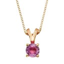 THE REGAL COLLECTION コレクション ピンク ゴールド ネックレス ローズ 【 PINK ROSE THE REGAL COLLECTION SAPPHIRE 14K GOLD PENDANT NECKLACE 】 ジュエリー アクセサリー レディースジュエリー ネックレス