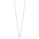 ゴールド ダイヤモンド ネックレス 【 10K GOLD DIAMOND ACCENT CIRCLE NECKLACE 】