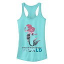 キャラクター タンクトップ 【 LICENSED CHARACTER THE LITTLE MERMAID YOUR WORLD RACERBACK TANK CANCUN 】