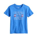 ジャンピングビーンズ ベビー 赤ちゃん用 グラフィック Tシャツ ユナイテッド 青色 ブルー 
