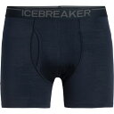 アイスブレーカー 紺色 ネイビー + メンズ 【 ICEBREAKER ANATOMICA BOXER FLY MIDNIGHT NAVY 】