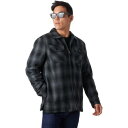 STOIC バッファロー ジャケット 灰色 グレー 黒色 ブラック メンズ 【 STOIC BUFFALO PLAID SHERPALINED SHIRT JACKET GREY BLACK 】