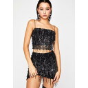 ONE BY 【 CENTER STAGE CHIC SEQUIN SET BLACK 】 レディースファッション 送料無料