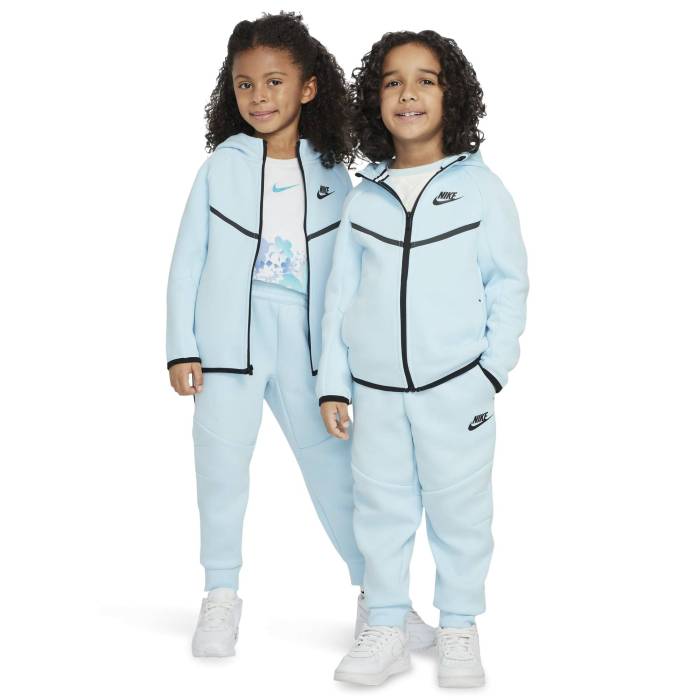 ナイキ Nike 【 Tech Fleece Full-Zip Set Boys' Preschool Glacier Blue 】 テック フリース フルジップ キッズ ベビー マタニティ キッズファッション その他 青色 ブルー