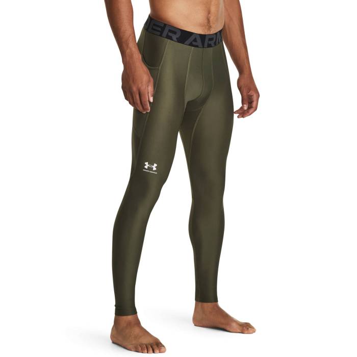 アンダーアーマー Under Armour 【 Hg Armour 2.0 Compression Tights Men's Marine Od Green/White 】 コンプレッション Tights タイツ スポーツ アウトドア スポーツウェア アクセサリー スポーツ用インナー メン