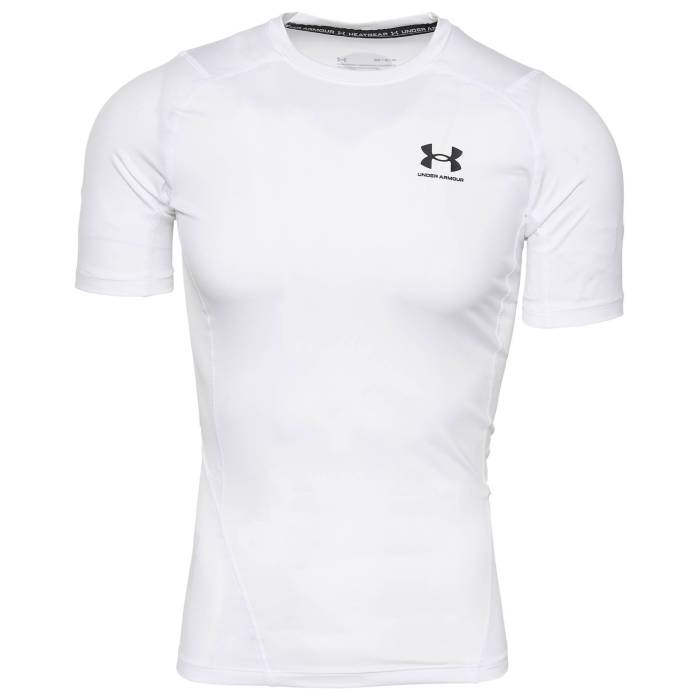 アンダーアーマー Under Armour 【 Heatgear Armour Compression S/S Football T-Shirt Men's White/Black 】 コンプレッション 半袖 Tシャツ フットボール Tシャツ スポーツ アウトドア スポーツウェア アクセサリー