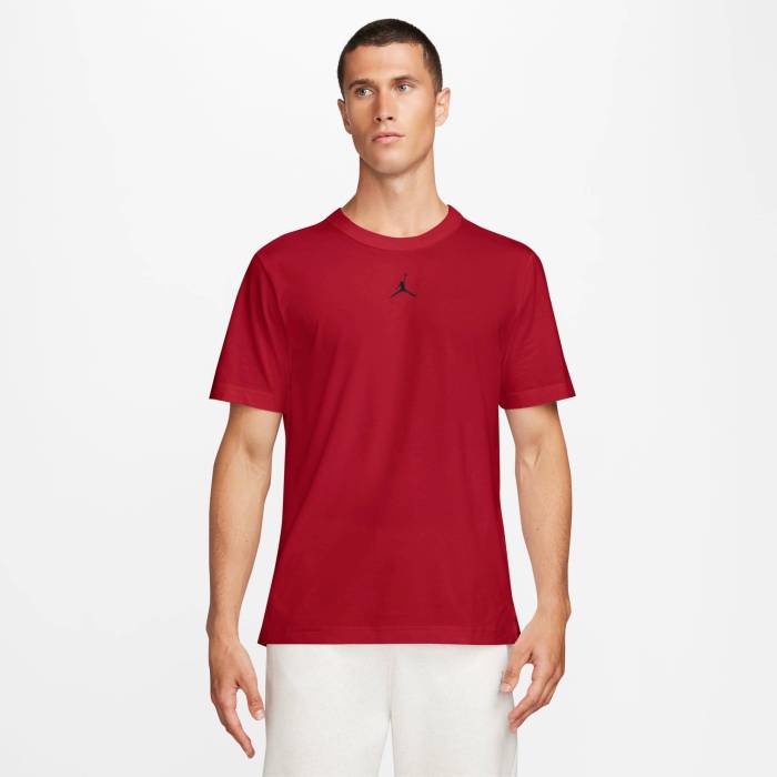 ナイキ ジョーダン Jordan 【 Dri-Fit Sport Short Sleeve Top Men's Gym Red/Black 】 ドライフィット Sleeve スリーブ スポーツ アウトドア スポーツウェア アクセサリー スポーツ用インナー メンズインナー