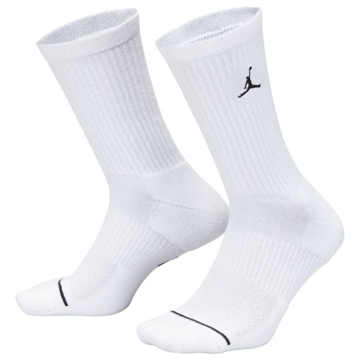ナイキ ジョーダン Jordan 【 Every Day Cushioned Crew 3 Pack Socks Men's White/Black 】 クルー ソックス・靴下 インナー 下着 ナイトウェア メンズ 靴下 レッグウェア 靴下 メンズ 白色 ホワイト 黒色 ブラ