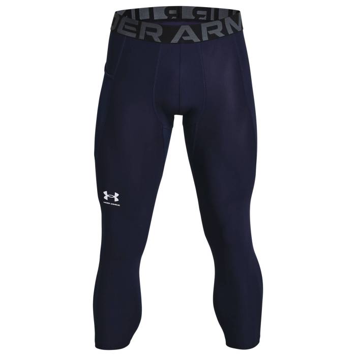 アンダーアーマー Under Armour 【 Hg Armour 2.0 3/4 Compression Tights Men's Midnight Navy/White 】 コンプレッション Tights タイツ スポーツ アウトドア スポーツウェア アクセサリー スポーツ用インナー メン