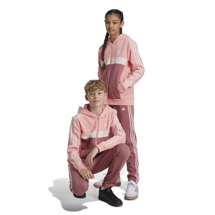 アディダス Adidas 【 Tiberio Fleece Tracksuit Juniors Kids Pink Spark 】 フリース キッズ ベビー マタニティ キッズファッション その他 ジュニア キッズ pink ピンク