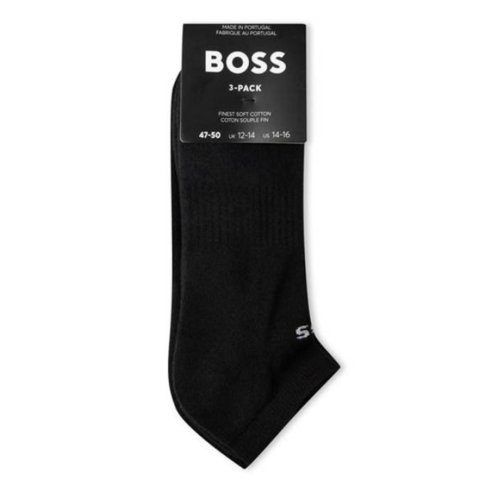 ボス Boss 【 Pack Trainer Socks Men Black 001 】 トレーナー ソックス・靴下 インナー 下着 ナイトウェア メンズ 靴下 レッグウェア 靴下 メンズ 黒色 ブラック