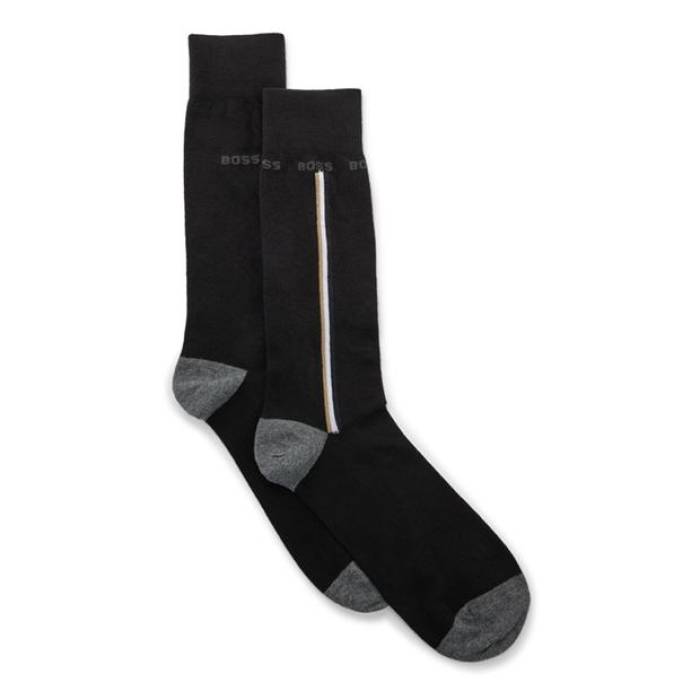 ボス Boss 【 2P Rs Iconic Cc 10244705 01 Men Black 001 】 インナー 下着 ナイトウェア メンズ 靴下 レッグウェア 靴下 メンズ 黒色 ブラック