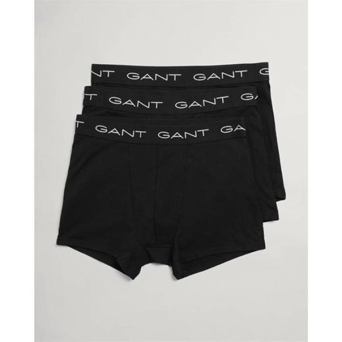 ガント Gant 【 3 Pack Boxer Shorts Kids Black 5 】 ショーツ キッズ ベビー マタニティ キッズファッション インナー 下着 ボクサーパンツ ジュニア キッズ 黒色 ブラック
