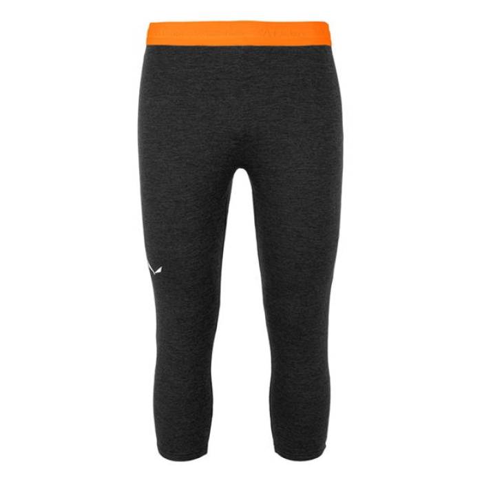サレワ Salewa 【 Three Quarterboe Tights Men's Men Black Out 】 Tights タイツ メンズ スポーツ アウトドア スポーツウェア アクセサリー スポーツ用インナー メンズインナー ボトムス メンズ 黒色 ブラッ