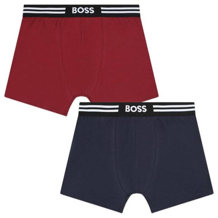 ボス Boss 【 2 Pack Boxers Juniors Kids Crimson 95L 】 キッズ ベビー マタニティ キッズファッション インナー 下着 ボクサーパンツ ジュニア キッズ クリムゾン