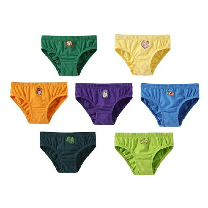 Character 【 Boy's 7Pk Briefs Unisex Toy Story 】 キッズ ベビー マタニティ キッズファッション インナー 下着 ブリーフ ユニセックス
