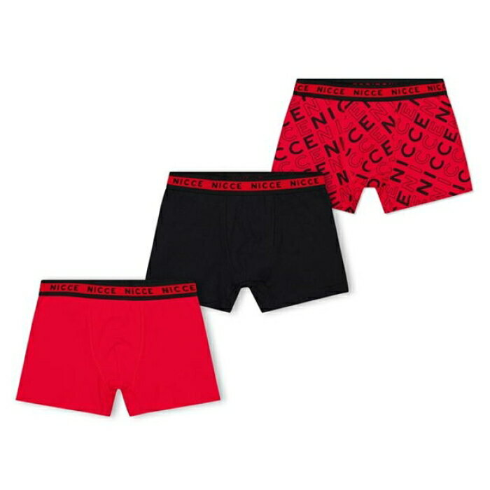 ニッチェ Nicce 【 3-Pack Boxer Shorts Juniors Kids Assorted 】 3個入 ショーツ キッズ ベビー マタニティ キッズファッション インナー 下着 ボクサーパンツ ジュニア キッズ