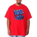Tシャツ 赤 レッド B&T メンズ 【 RED BUYERS PICKS SOOO ICE EMBROIDERED PATCH TSHIRT 】