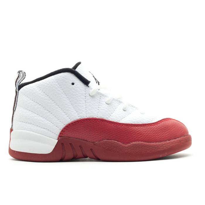 ナイキ　エアジョーダン Air Jordan 【 Jordan 12 Retro Td Infant White/Black-Varsity Red 】 レトロ キッズ ベビー マタニティ ベビーファッション 靴 スニーカー ベビー 白色 ホワイト Red 赤・レッド