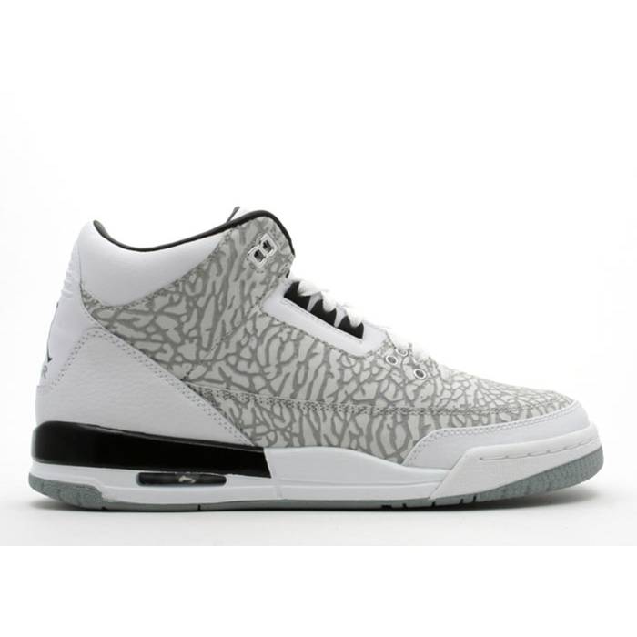 ナイキ　エアジョーダン Air Jordan 【 Jordan 3 Retro Gs 'Flip' Youth White/Chrome-Varsity Red-Black 】 レトロ キッズ ベビー マタニティ キッズファッション 靴 その他 ジュニア キッズ 白色 ホワイト