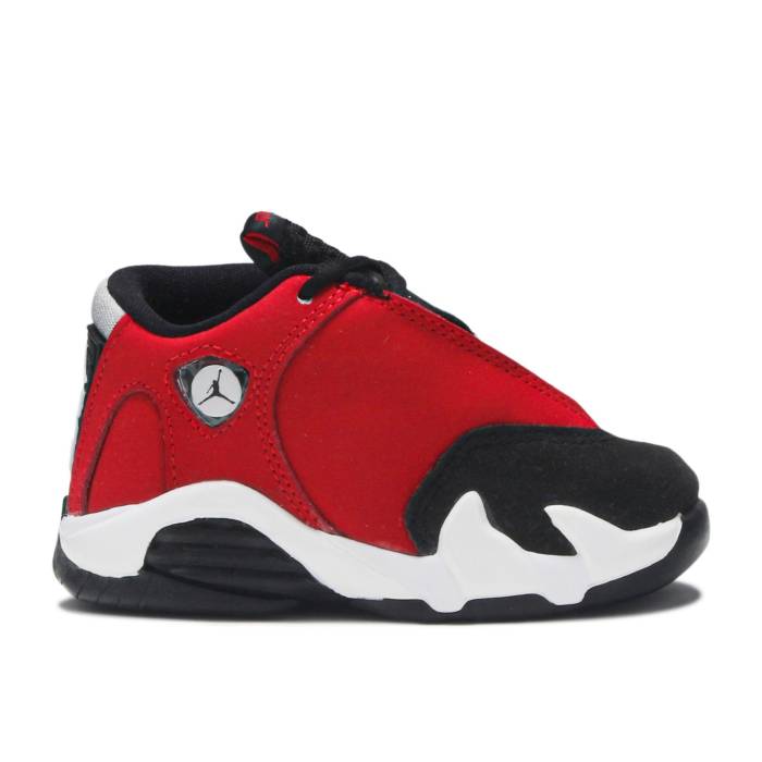 ナイキ　エアジョーダン Air Jordan 【 Jordan 14 Retro Td 'Gym Red' Infant Black/Gym Red/White/Off White 】 レトロ キッズ ベビー マタニティ ベビーファッション 靴 スニーカー ベビー 黒色 ブラック Red 赤・