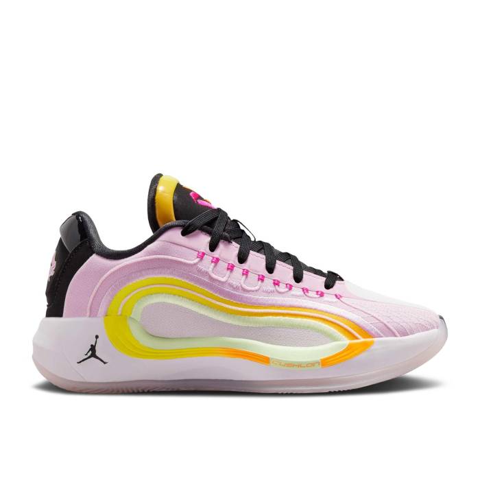ナイキ　エアジョーダン Air Jordan 【 Jordan Luka 4 Gs 'Gone Fishing' Youth Light Arctic Pink/Black/Opti Yellow/Laser Orange 】 キッズ ベビー マタニティ キッズファッション 靴 その他 ジュニア キッズ pink ピンク
