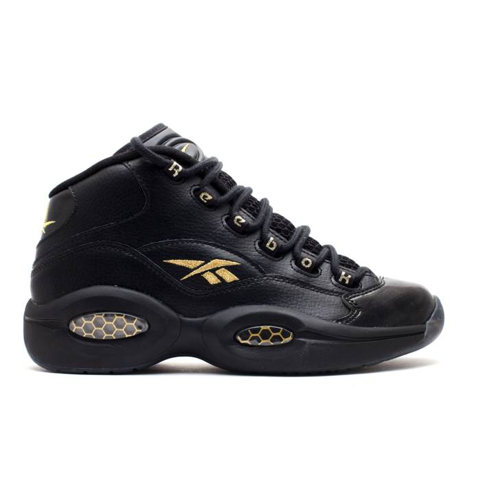 リーボック Reebok 【 Question Mid Gs 'New Years Eve' Youth Blk/Gold 】 Question クエスチョン ミッド キッズ ベビー マタニティ キッズファッション 靴 その他 ジュニア キッズ ゴールド