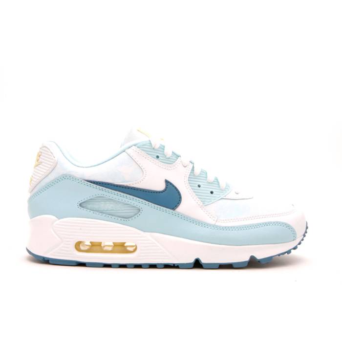 ナイキ Nike 【 Air Max 90 Cl Gs Youth White/Riftblue-Glacier Ice 】 マックス キッズ ベビー マタニティ キッズファッション 靴 その他 ジュニア キッズ 白色 ホワイト