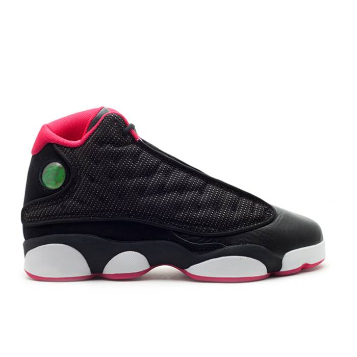 ナイキ　エアジョーダン Air Jordan 【 Jordan 13 Gs 'Black Voltage Cherry' Youth Black/Volt/Voltage Cherry/White 】 13 サーティーン キッズ ベビー マタニティ キッズファッション 靴 その他 ジュニア キッズ 黒