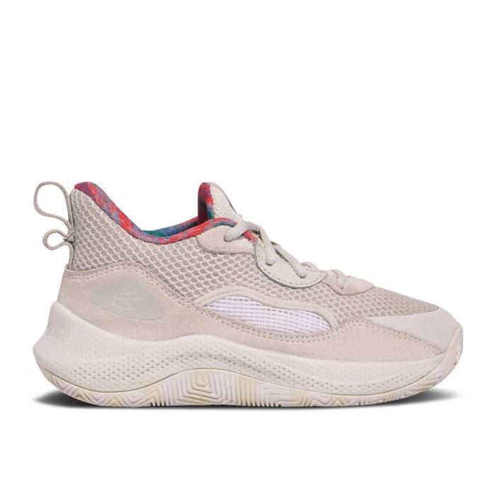 アンダーアーマー Under Armour 【 Curry 3Zer0 24 Ps 'White Clay' Youth White Clay/Summit White 】 カリー キッズ ベビー マタニティ キッズファッション 靴 その他 ジュニア キッズ 白色 ホワイト