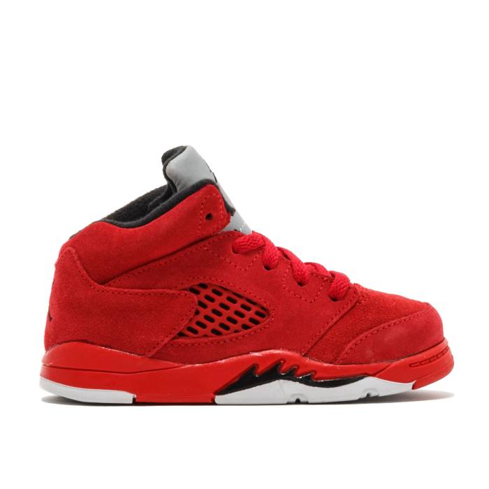 ナイキ　エアジョーダン Air Jordan 【 Jordan 5 Retro Td 'Red Suede' Infant University Red/Black-University Red 】 レトロ キッズ ベビー マタニティ ベビーファッション 靴 スニーカー ベビー Red 赤・レッド