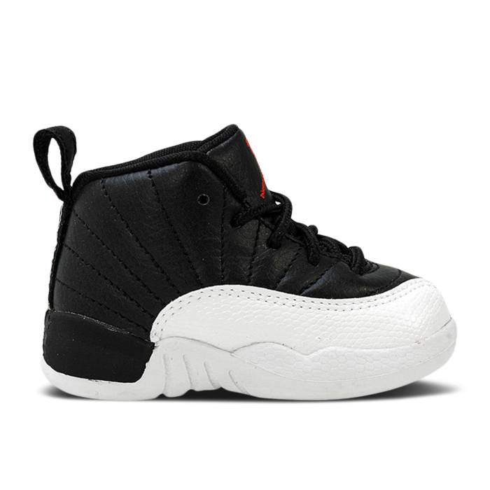 ナイキ　エアジョーダン Air Jordan 【 Jordan 12 Retro Td 'Playoff' Infant Black/Varsity Red-White 】 レトロ キッズ ベビー マタニティ ベビーファッション 靴 スニーカー ベビー 黒色 ブラック