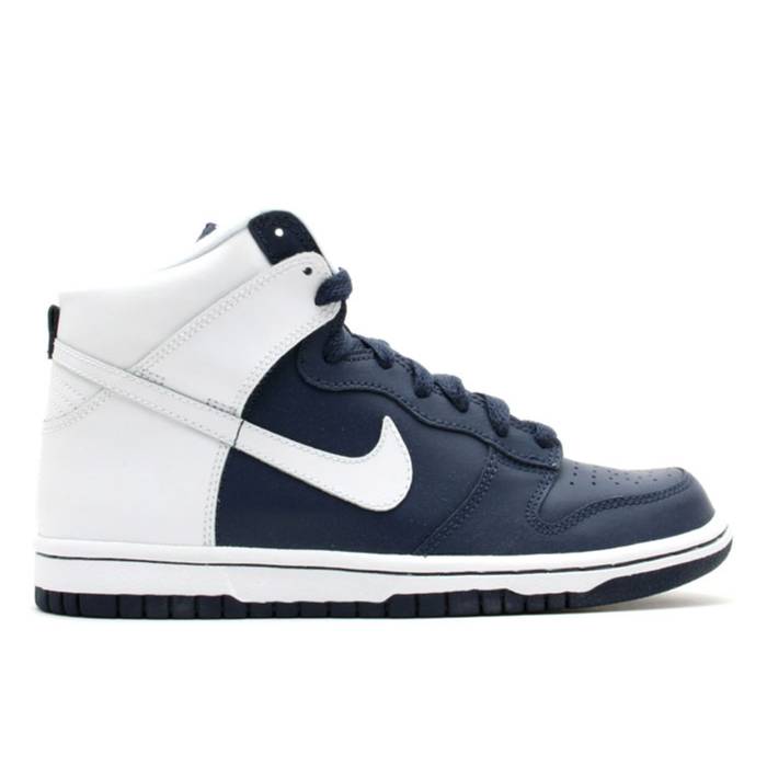 ナイキ Nike 【 Dunk High Gs Youth Midnight Navy/White 】 ダンク ハイ キッズ ベビー マタニティ キッズファッション 靴 その他 ジュニア キッズ 紺色 ネイビー 白色 ホワイト