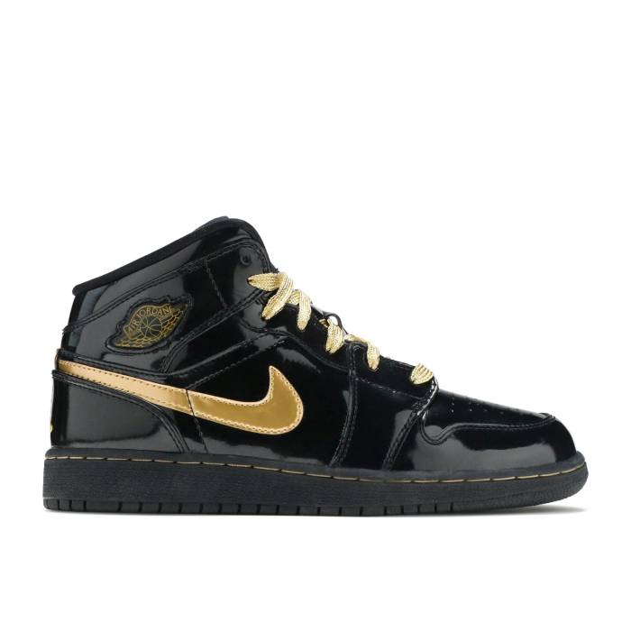 ナイキ　エアジョーダン Air Jordan 【 Jordan 1 Phat Gs 'Black Metallic Gold' Youth Black/Metallic Gold 】 ファット キッズ ベビー マタニティ キッズファッション 靴 その他 ジュニア キッズ 黒色 ブラック ゴ