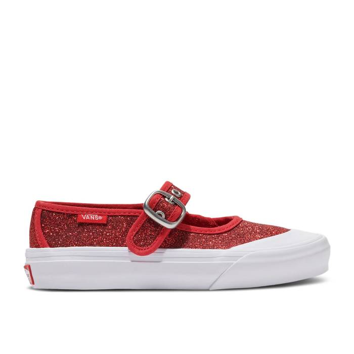 ヴァンズ Vans 【 Mary Jane Kids 'Glitter - Red' Youth Red 】 キッズ ベビー マタニティ キッズファッション 靴 その他 ジュニア キッズ Red 赤・レッド
