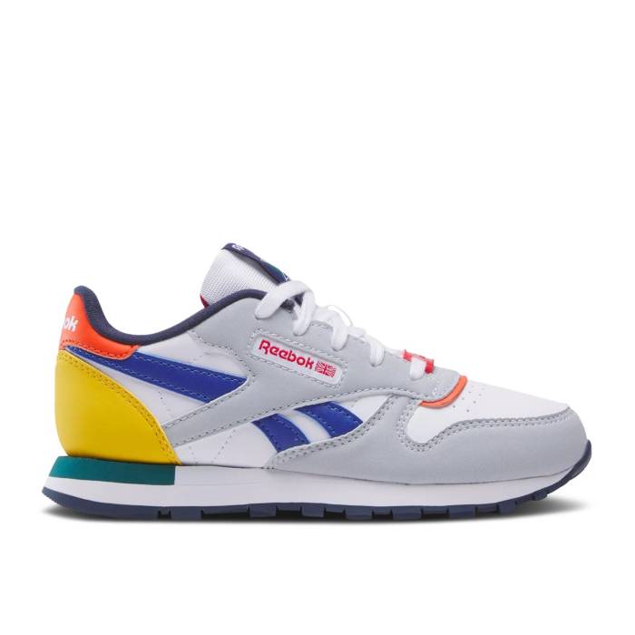 リーボック Reebok 【 Classic Leather Little Kid 'Moon Navy Red' Youth Moon/Vector Navy/Vector Red 】 クラシック レザー 紺色 ネイビー キッズ ベビー マタニティ キッズファッション 靴 その他 ジュニア キッズ